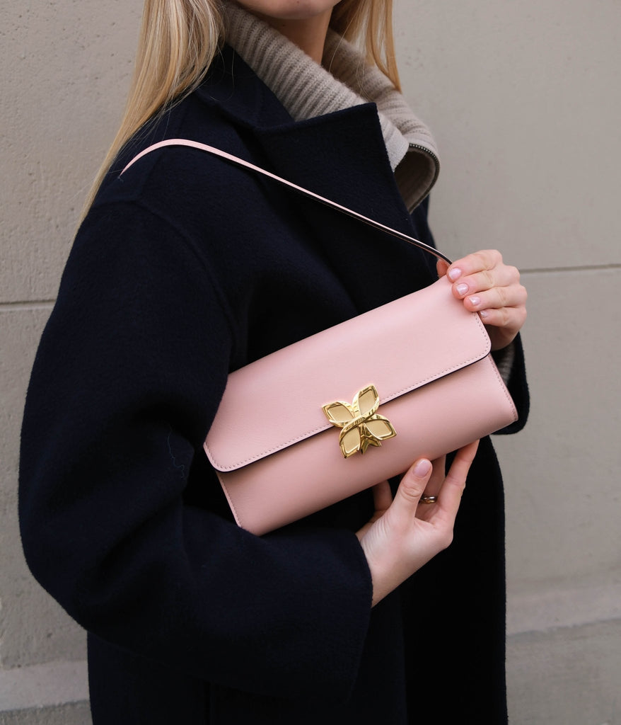 Hortensia Clutch | Rose Sakura - Fleuron Paris